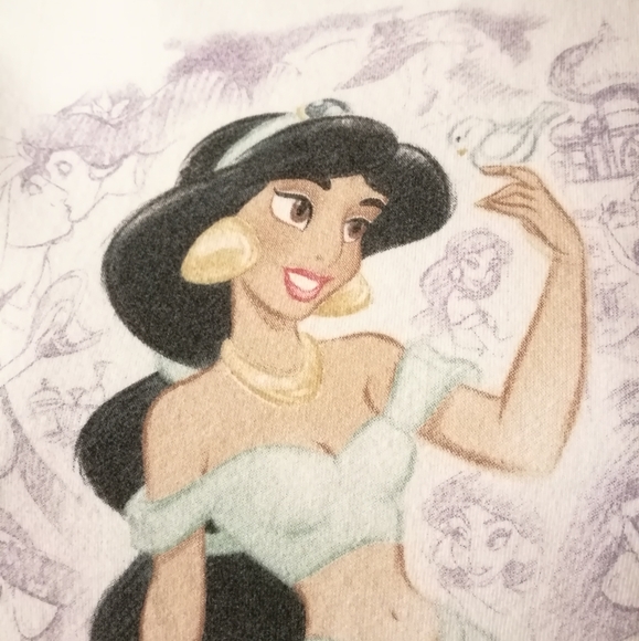 Girls L Disney Princess Jasmine Shirt - Picture 2 of 5